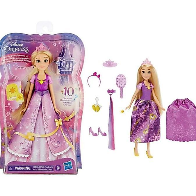 Boneka Disney Princess Style Surprise Rapunzel Belle Fashion Aksesoris