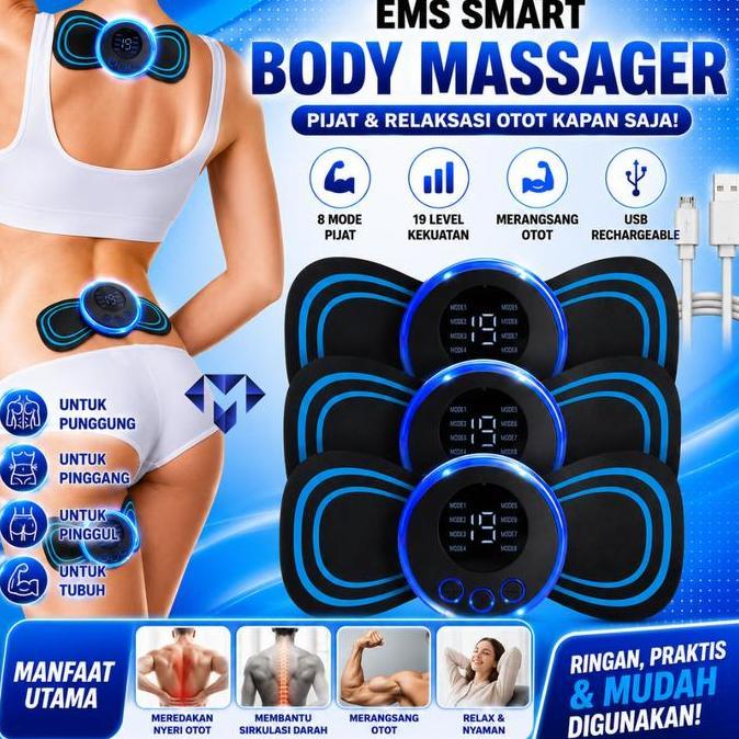 ZEZEXON EMS NECK MASSAGER BIO JAPAN 8 Mode Pemijat Leher Pijat Terapi Elektrik