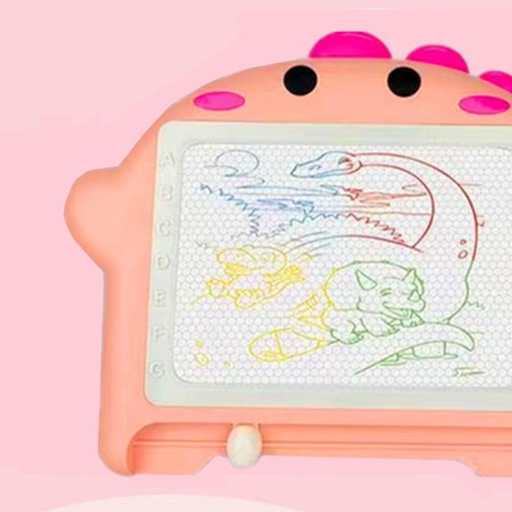 [semuajual]Mainan Edukasi Anak Meja Gambar Magnetic Warna Warni Dinosaurus/ Meja Tulis Magnetic Warn