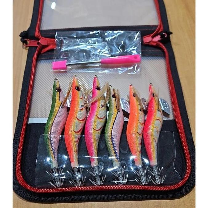 Marushin Egi Set Bag Peralatan Mancing Cumi Sotong