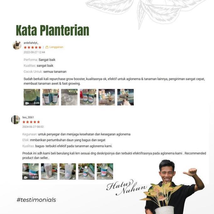 Harve- Pupuk Vitamin B1 Tanaman Organik Grow Booster 1 Liter