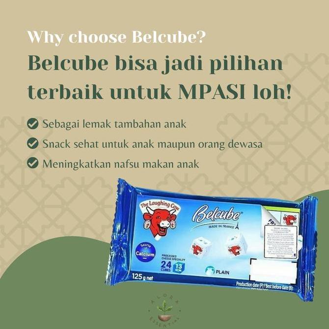 ASILAKIMAN_99 - KEJU BELCUBE CHEESE SPREAD 125 GR - BELCUBE KEJU BAYI MPASI 24 KOTAK - KEJU KIRI - K
