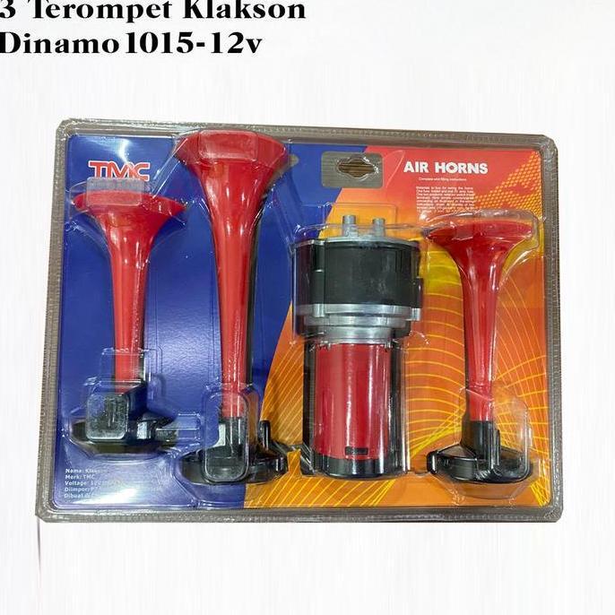 Hot Promo, Klakson Terompet 3 Corong Telolet Dinamo 12V + Relay St-1015