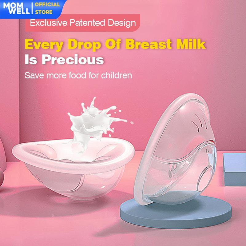 Momwell Aop01 Penampung Asi Silicone 2Pcs - Breast Milk Collector Breast Pad Silicone Bpa Free