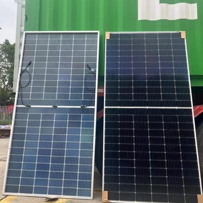 Terlaris, Tkdn Bifacial Panel Surya Lesso 665Wp 670Wp Monocrystaline Mbb Sni High Performance