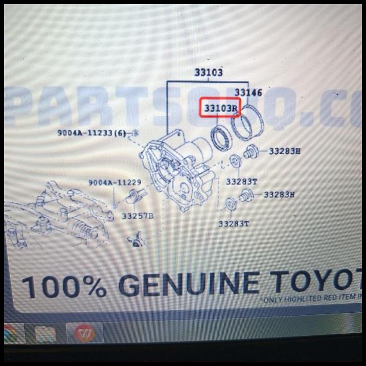 HOT DEAL SEAL OUTPUT KOPEL PERSNELING BELAKANG AVANZA XENIA RUSH TERIOS GRANMAX 9004A-31014 ORIGINAL