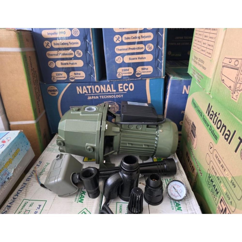 READYY POMPA JET PUMP NATIONAL ECO DP255A 250 WATT POMPA AIR SUMUR DALAM