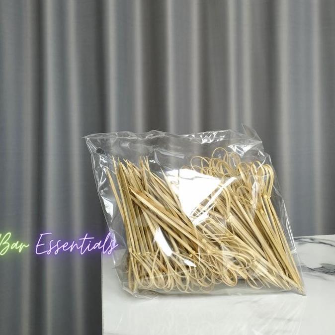 ___] Cocktail Pick Bamboo Love 13 cm