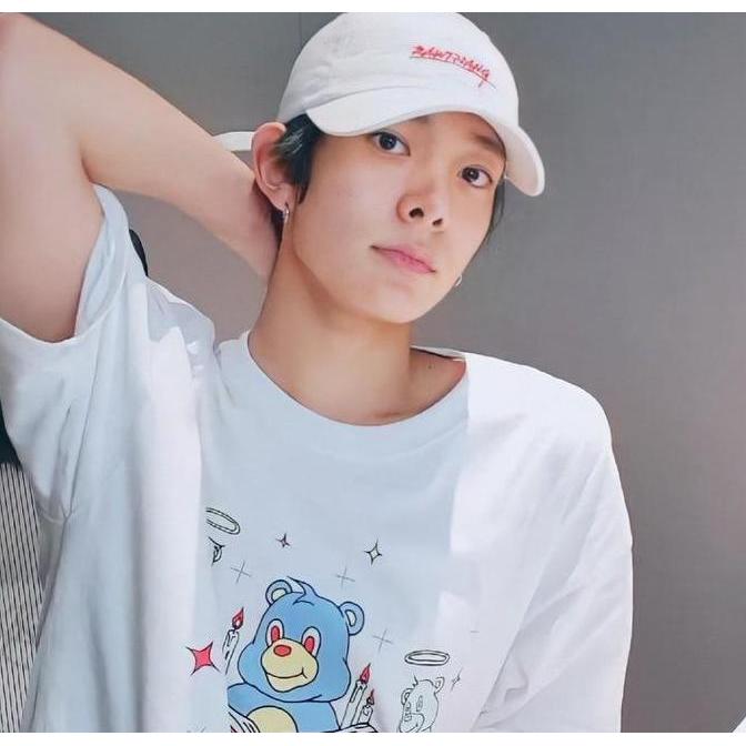 DELSMART Kaosbro - Kaos LMC Heeseung Ghost Bear Tee - Cotton Combed 30s Kain Katun Nyaman Pria Wanit