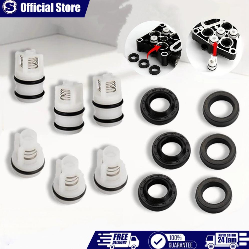 Sparepart Jet Cleaner High Pressure 12pcs Oil Seal Water Seal Inlet Valve Outlet Valve Jet Cleaner