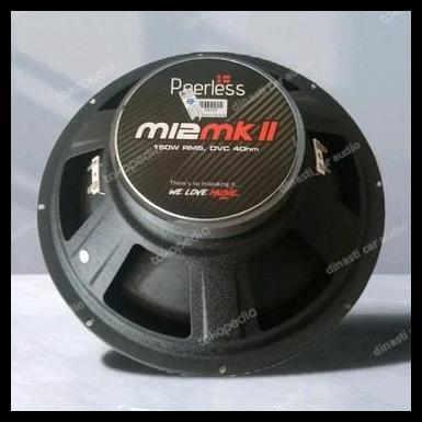 TERBARU SUBWOOFER PEERLESS M12 MKLL - DOBLE VOICE COIL 12 INCH - DINASTI AUDIO 