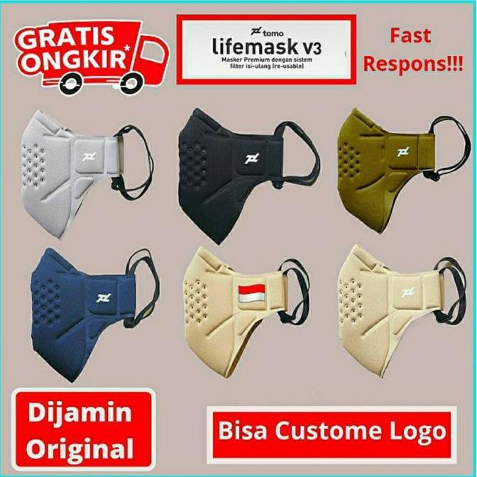 MASKER JOKOWI FILTER / MASKER TOMO LIFEMASK REUSABLE FILTER N95