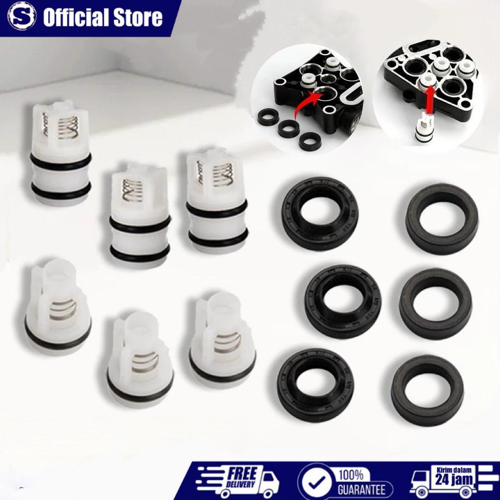 Sparepart Jet Cleaner High Pressure 12pcs Oil Seal Water Seal Inlet Valve Outlet Valve Jet Cleaner