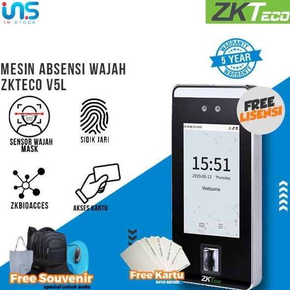 GOK_MESSYA - MESIN ABSENSI FINGERPRINT ZKTECO SPEEDFACE DAN MESIN AKSES ZKTECO V5L