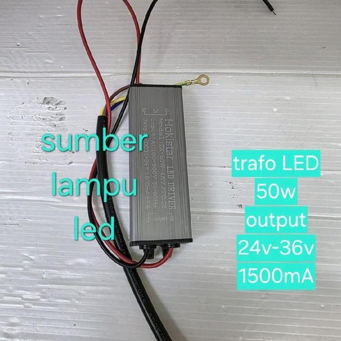 Promo Terbaru, Trafo Pju Led Cob 50 Watt 50Watt - Driver Led Sorot 50W 50 W Cob