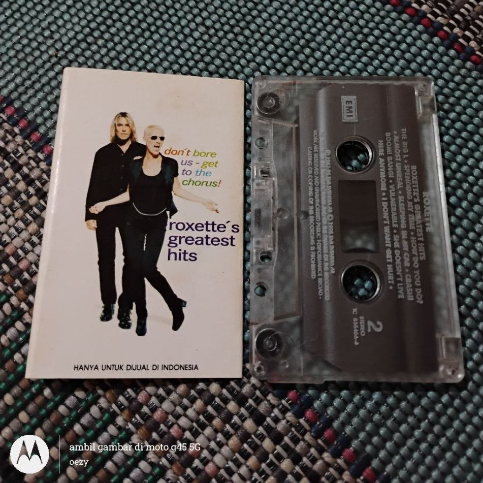 Kaset pita Roxette - greatest hits