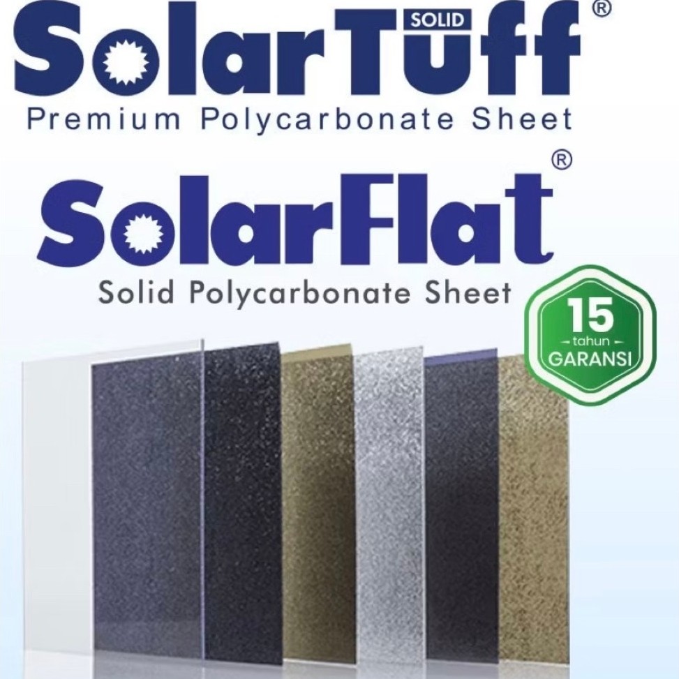 Solarflat 1.2mm Solartuff Solid Polycarbonate