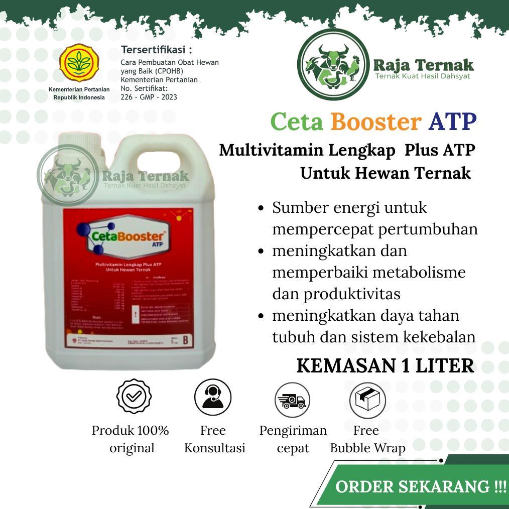 PROMOOO CETA BOOSTER ATP 1L  - MULTIVITAMIN LENGKAP PLUS ATP UNTUK HEWAN TERNAK