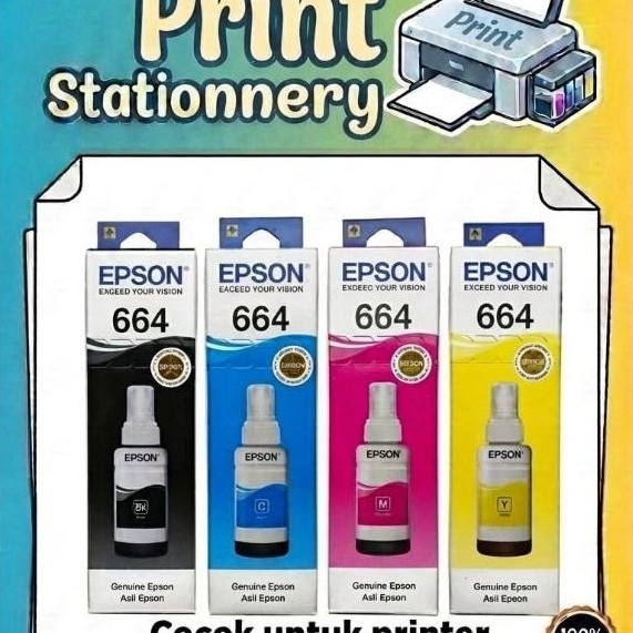 Tinta Epson L300 L220 L120 664 original