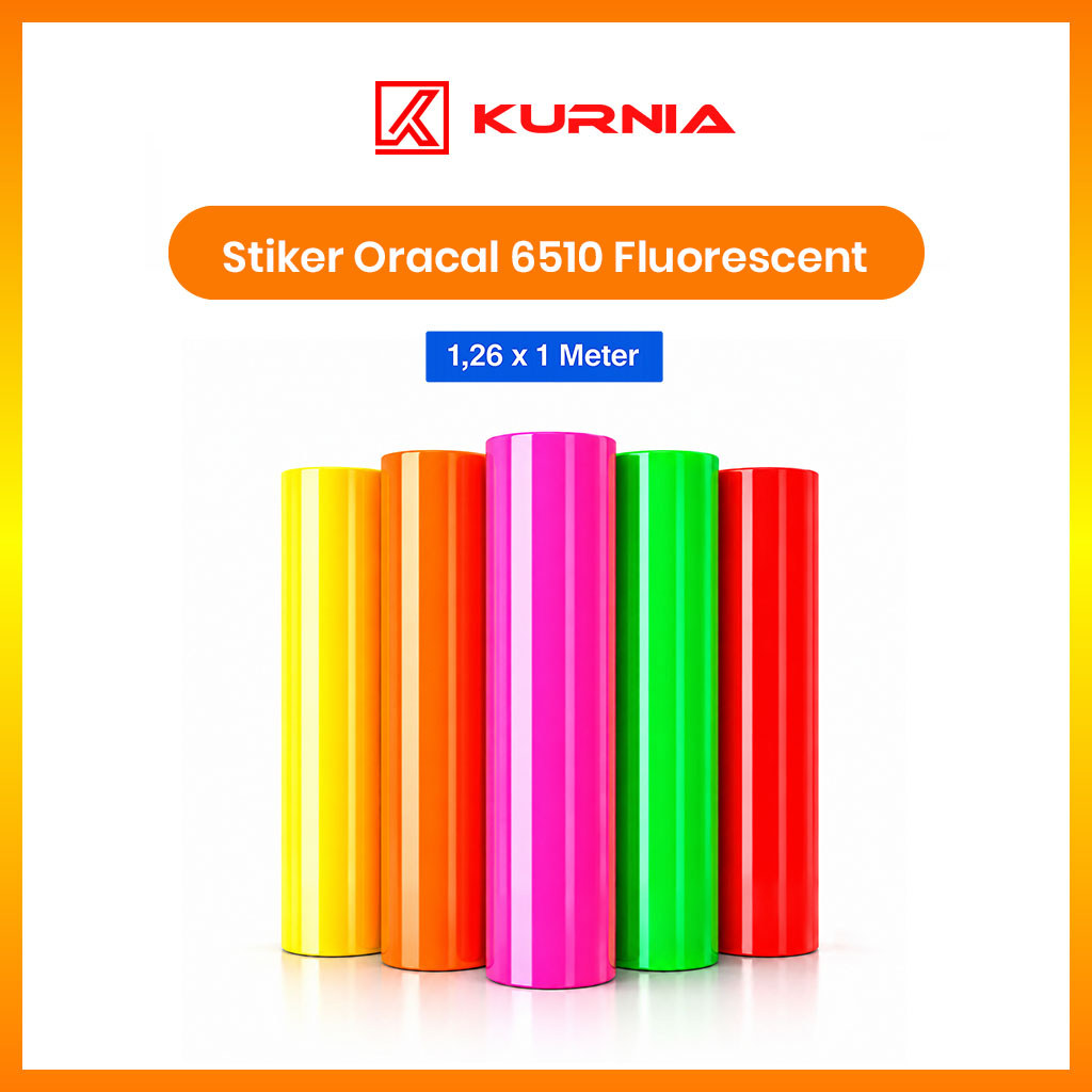 STIKER ORACAL 6510 NEON STABILO LEBAR 126CM