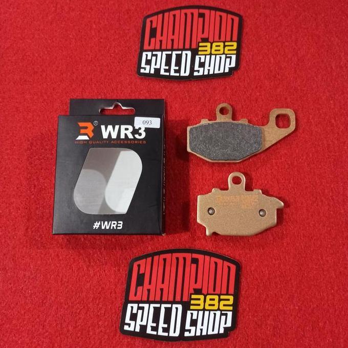 Kampas Rem Belakang WR3 Sintered ER6 ER6N ER6F ER-6N ER-6F