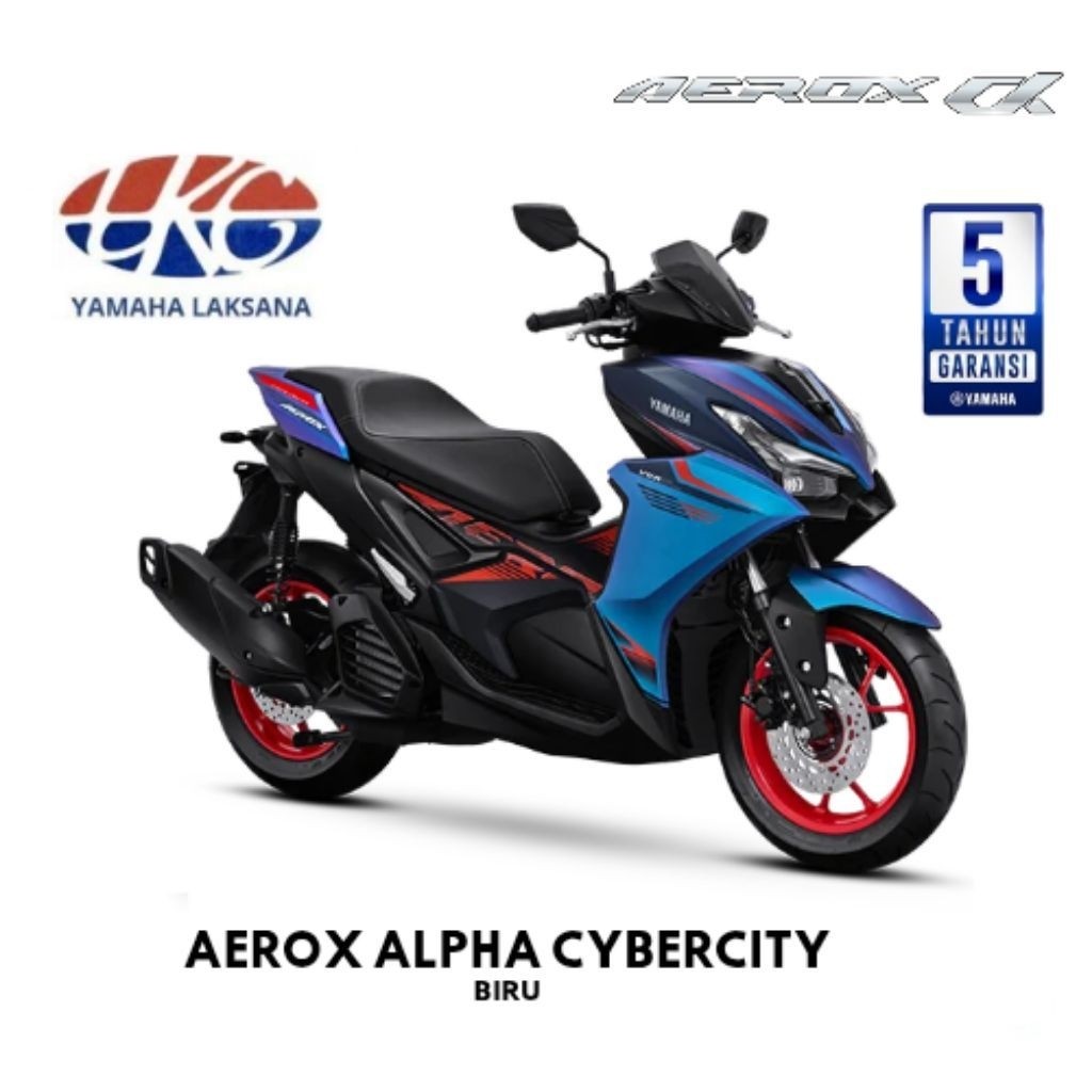 Sepeda motor Yamaha Aerox Alpha Cybercity (LINK CICILAN MOTOR BY SPALATER)