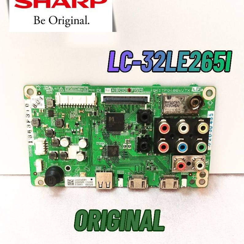 MB TV SHARP LC-32LE265I/MAINBOARD TV LED SHARP LC32LE265I