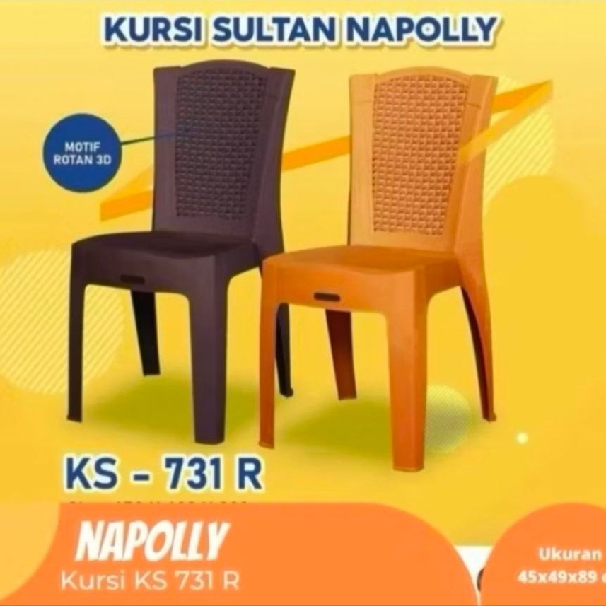 Kursi Plastik Sultan Napolly KS-731R