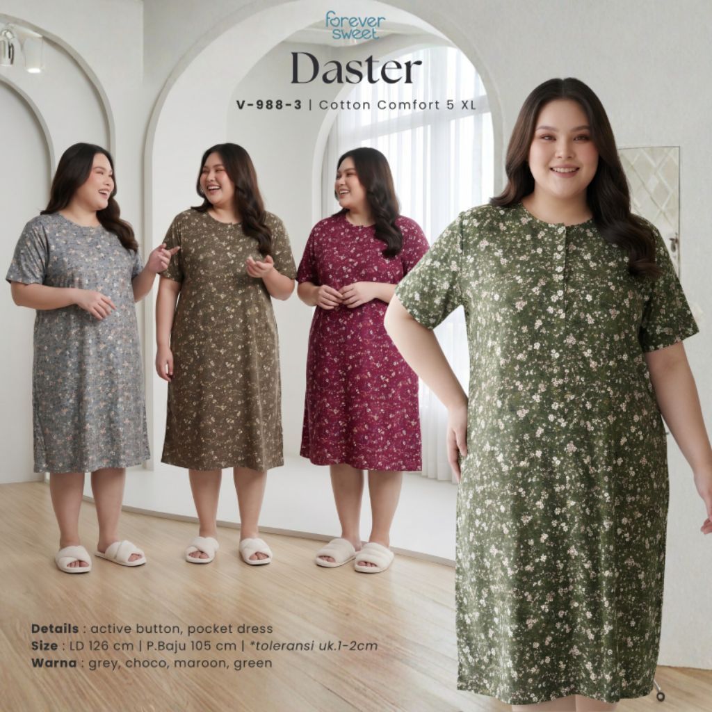 FOREVER SWEET baju tidur daster jumbo 5XL