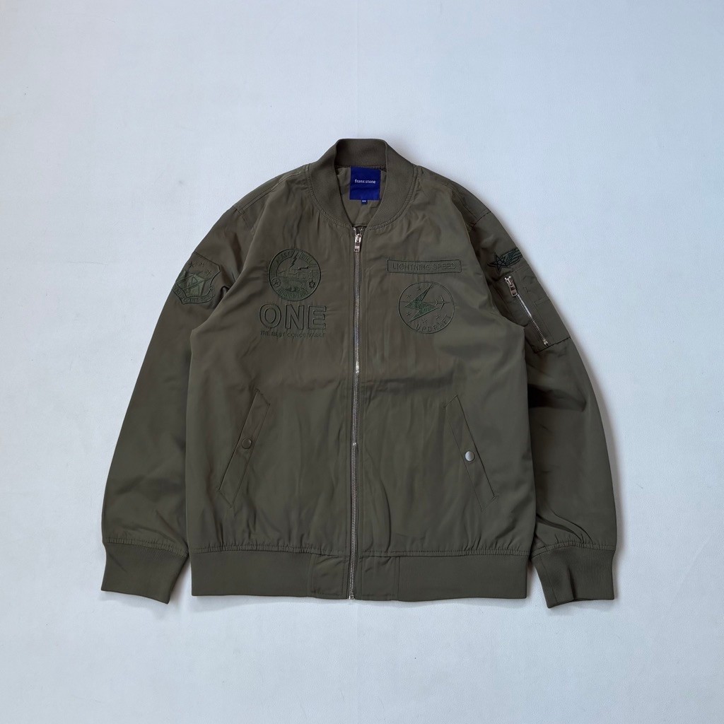 Frank Stone Bomber Military Jacket