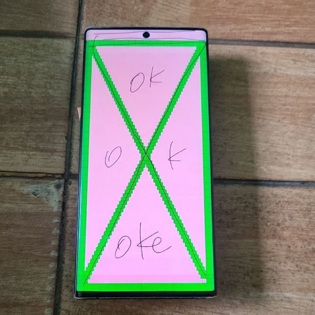 LCD samsung Note 10 plus original copotan minus normal