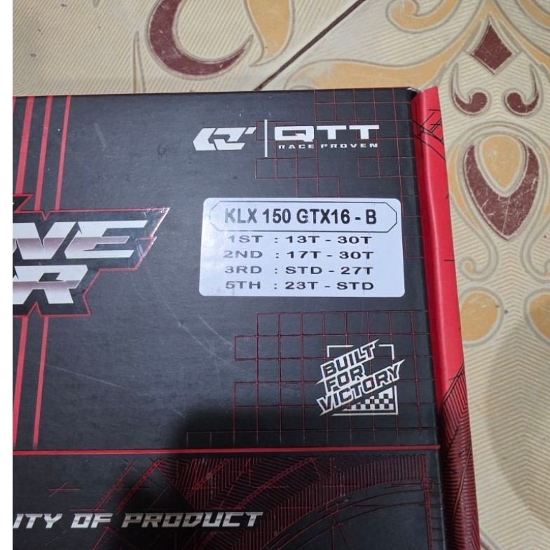 rasio QTT klx type B