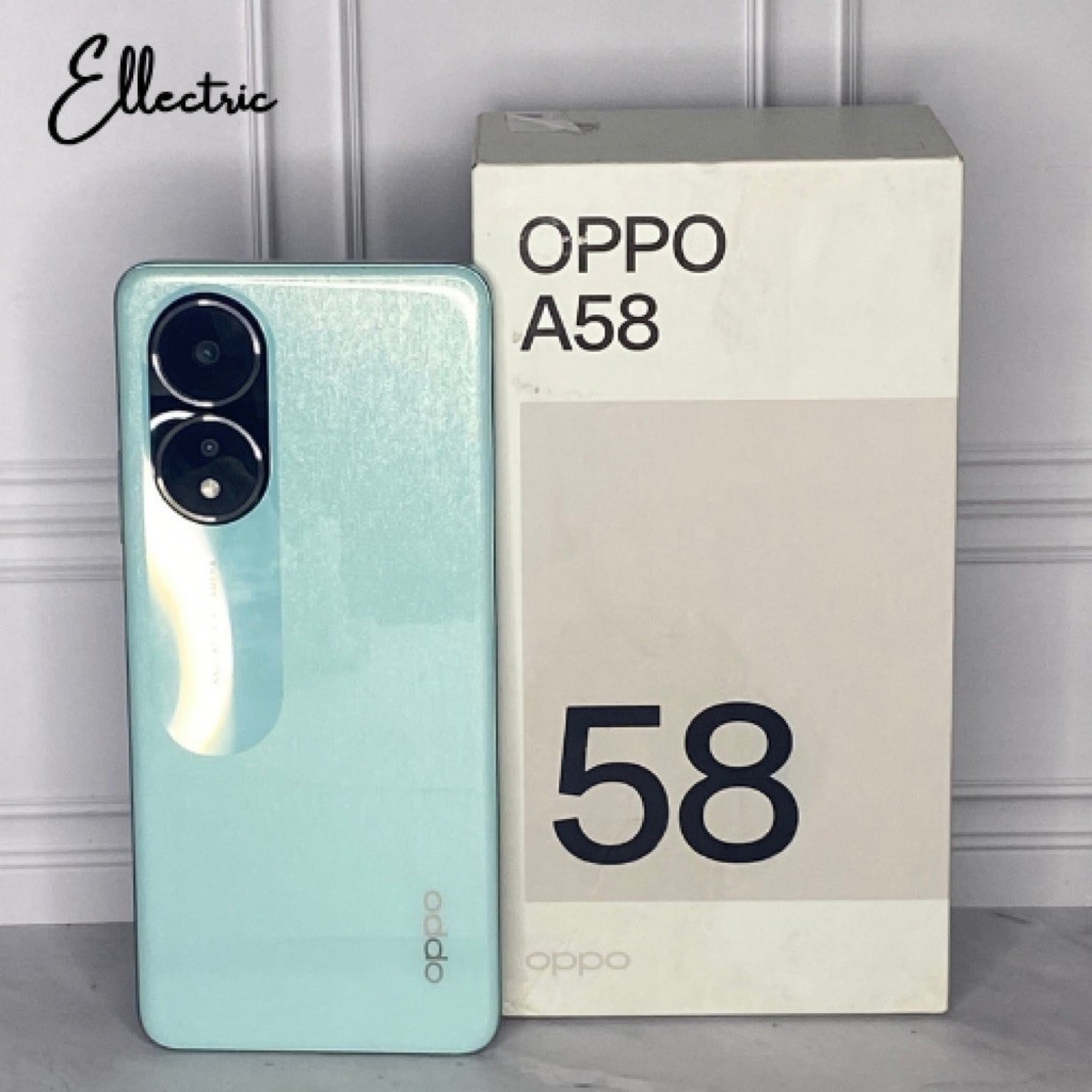 OPPO A58 NFC 6GB/128GB Original Garansi Resmi | RAM Expansion | 50MP | 33W SUPERVOOC - SECOND FULLSE