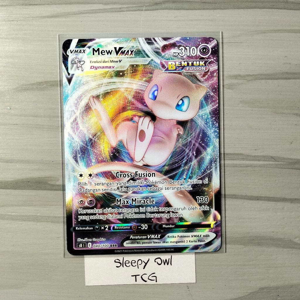 Mew VMAX - RRR || S8 040/100 || Pokemon TCG Indonesia