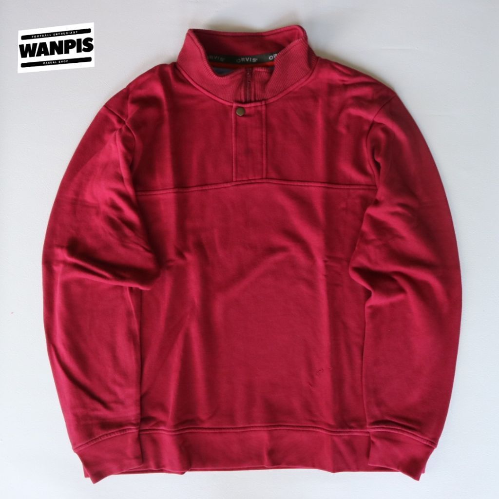 crewneck half zip orvis