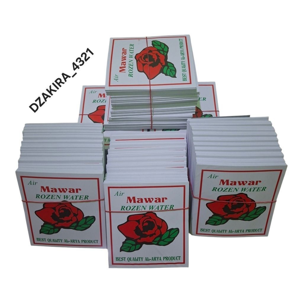 kertas air mawar rozen water isi 2000 lembar