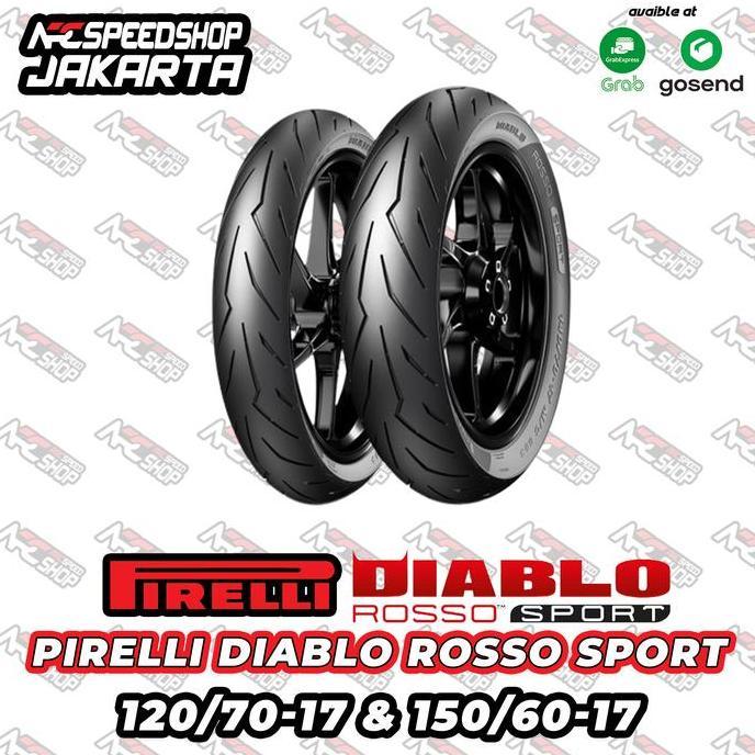 Ban Pirelli PIRELI Diablo Rosso Sport 80/80-14 90/90-14 80/90-14 70/90-14 140/70-17 150/60-17 130/70