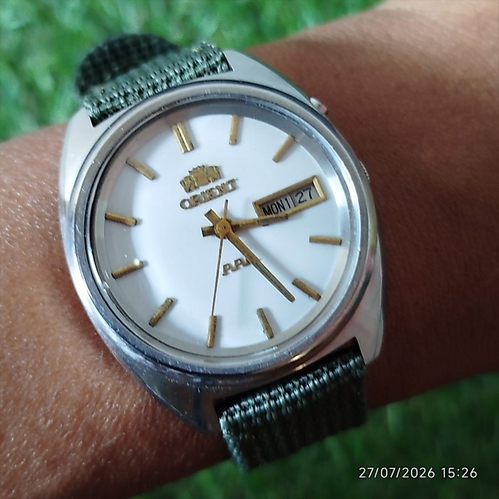 jam tangan pria ORIENT AUTOMATIC 21 JEWELS Japan Vintage