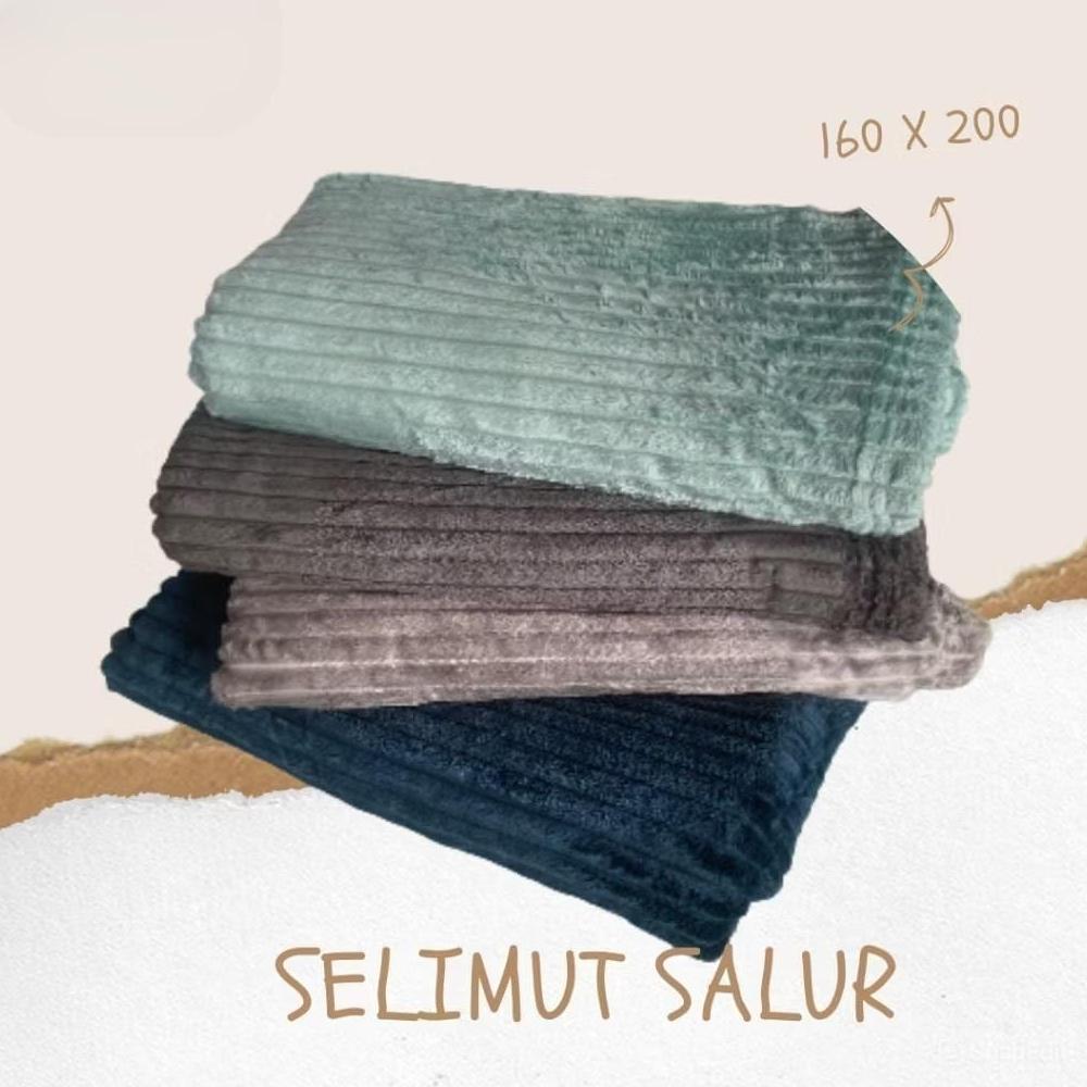 Jovanka - Selimut Polos 160 x 200 by Fata | Selimut Bulu Halus Tebal