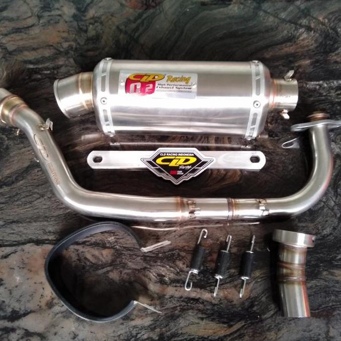 Knalpot CLD Racing Vario 125/150 Old/New type C2 Oval Doff