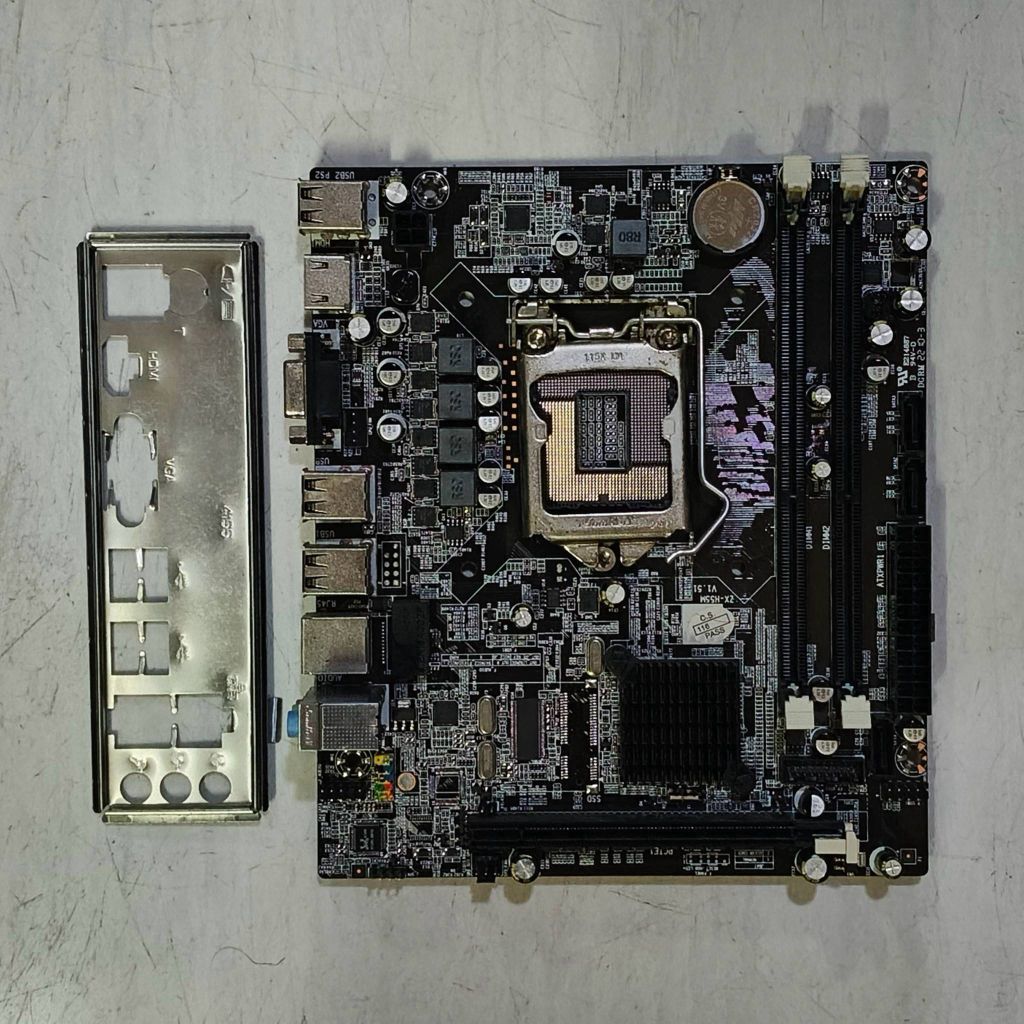 Mobo Motherboard MAXUSS ZX-H55M DDR3 Socket LGA 1156 Second Normal Tested Like New