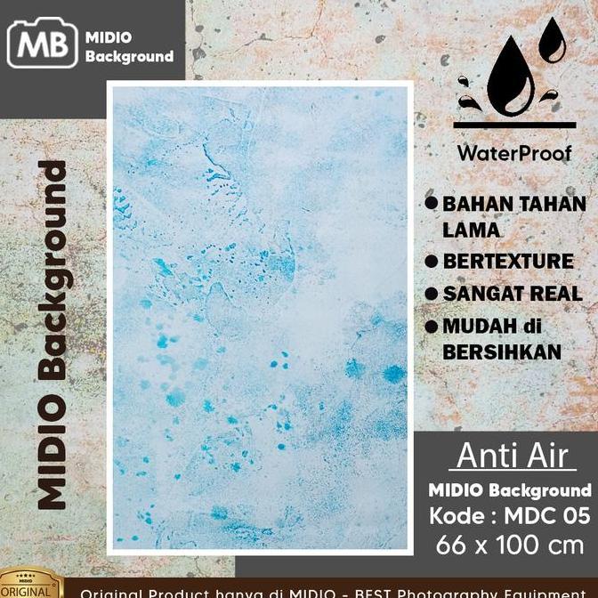 Studio12- Background Foto 3D Terproof Midio Motif Semen 3D Ukuran 66X100