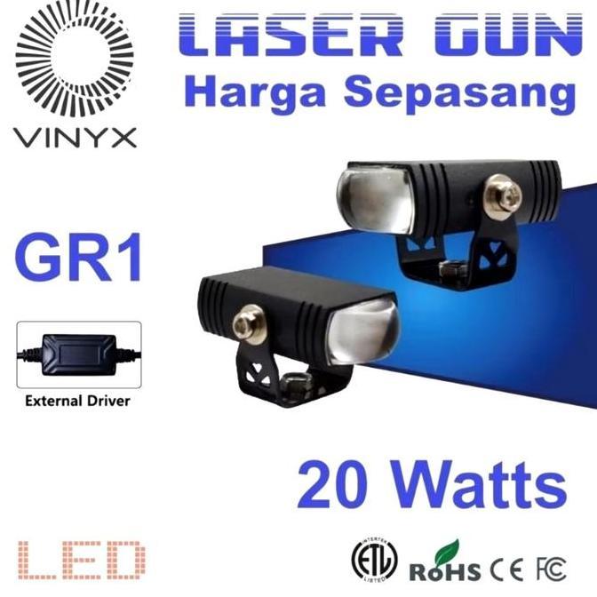 LAMPU TEMBAK VINYX GR1 SLIM LAMPU LED SOROT VINYX GR1 SEPASANG LAMPU