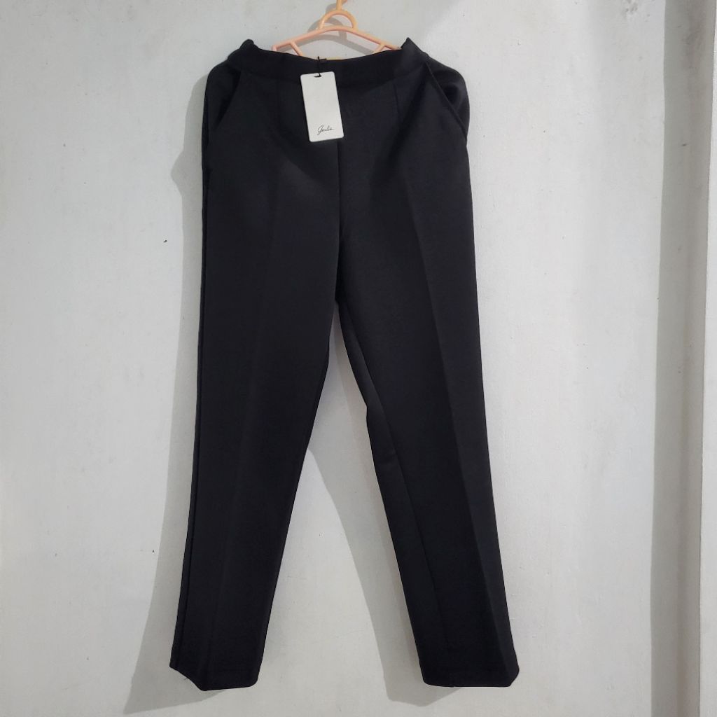 CELANA PANJANG GEULIS - TAILOR PANTS BLACK M NEW