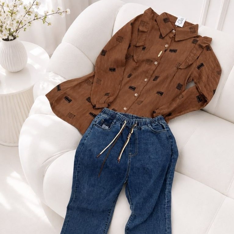 Blouse Tunik Qla Elegan