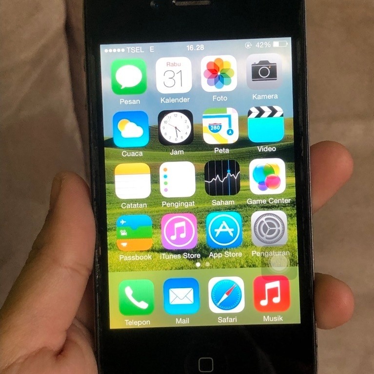 iPhone 4/4s 8gb 16gb 32gb Bebas Reset Bisa Kartu All Operator