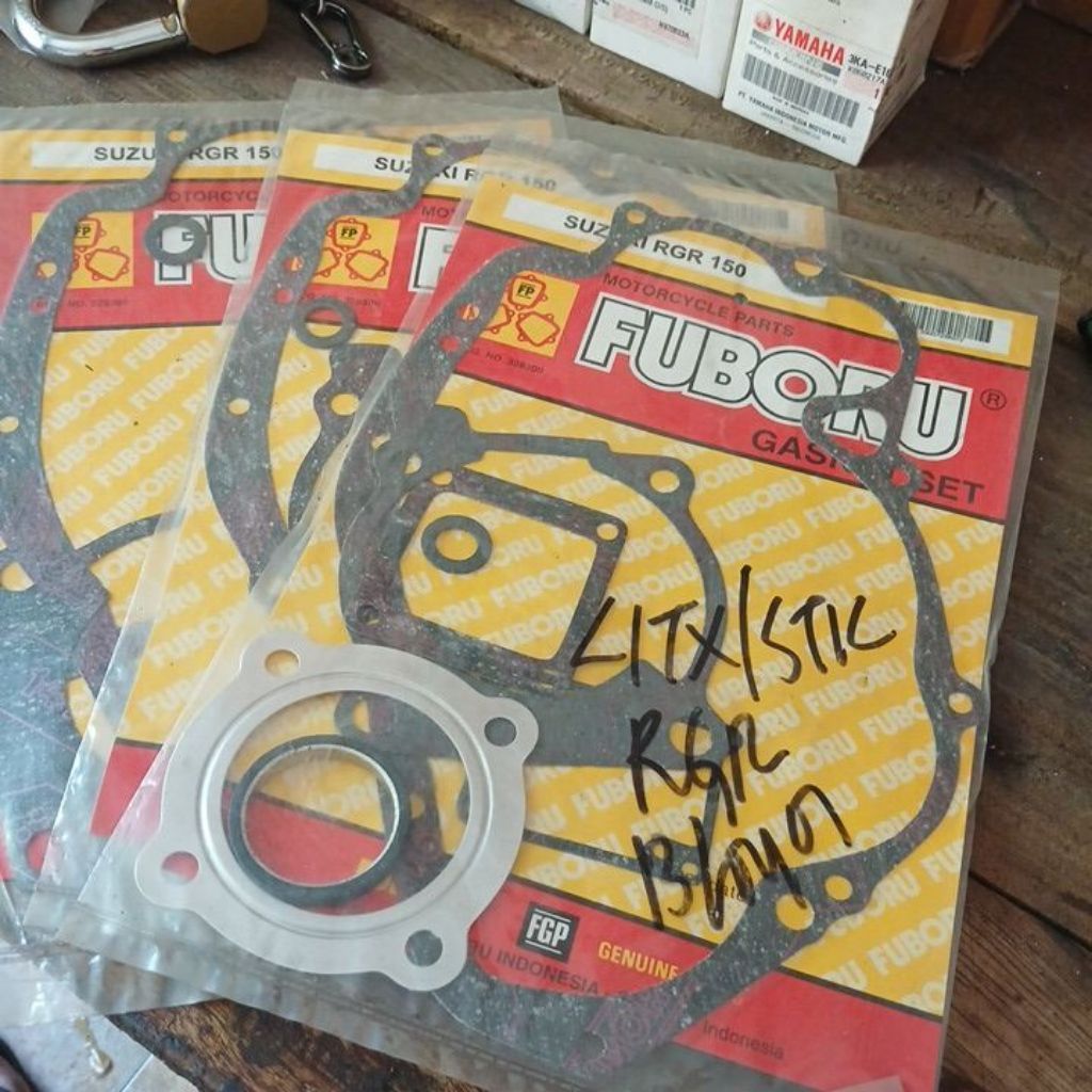 gasket perpak paking set suzuki RGR150 RGR SPRINTER RGR JUMBO original fuboru japan quality.