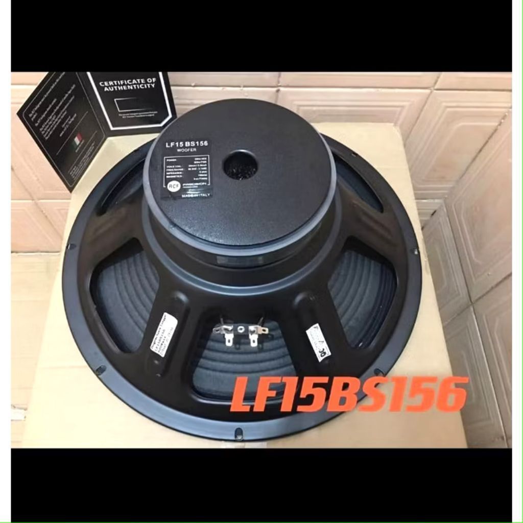Speaker Component RCF LF15BS156 15inch Subwoofer Komponen 15BS156