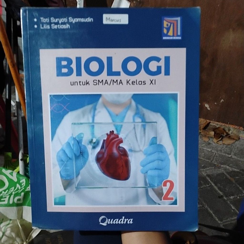 Quadra BIOLOGI untuk SMA Kelas 2 , 11 , XI kurikulum merdeka