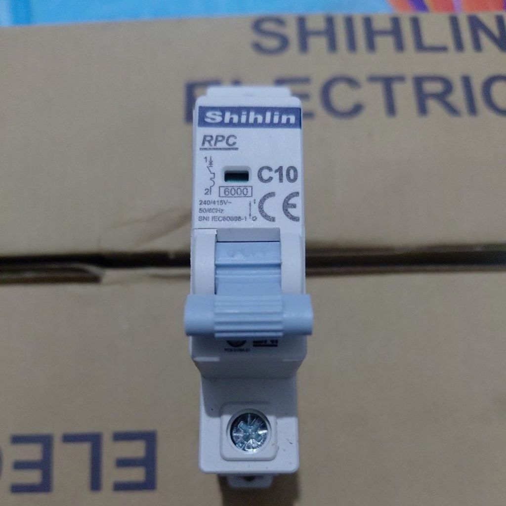 MCB SHIHLIN RPC 1P 10A/MCB SHIHLIN 1PHASE 10A ORIGINAL
